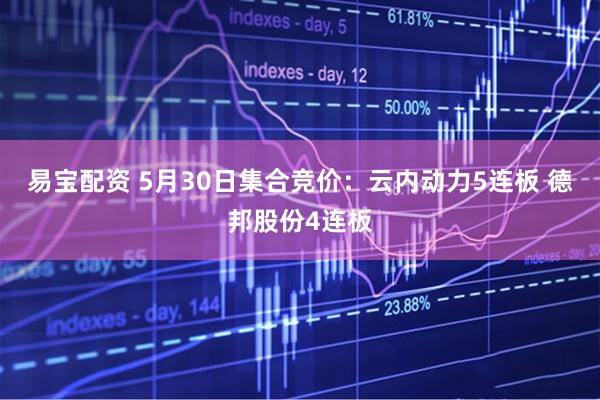 易宝配资 5月30日集合竞价：云内动力5连板 德邦股份4连板