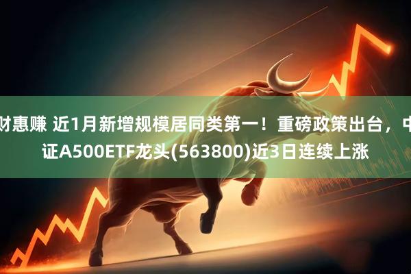 财惠赚 近1月新增规模居同类第一！重磅政策出台，中证A500ETF龙头(563800)近3日连续上涨